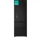 HISENSE PureFlat Slim RF632N4WFE Fridge Freezer - Black Stainless Steel