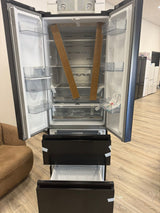 HISENSE PureFlat Slim RF632N4WFE Fridge Freezer - Black Stainless Steel