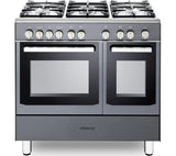 KENWOOD CK407GSL 90 cm Gas Range Cooker - Slate Grey &amp; Chrome